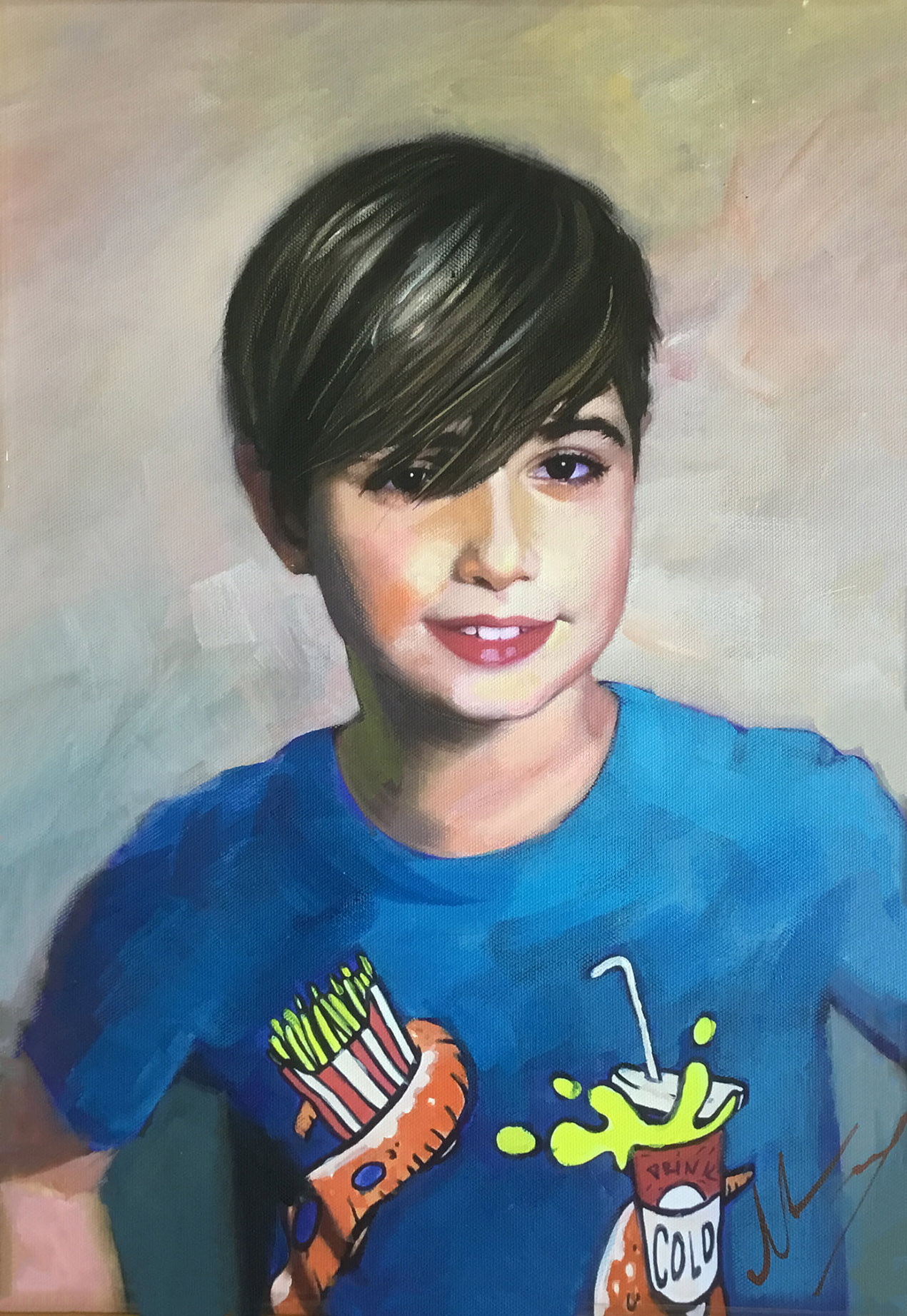Acrylic portrait